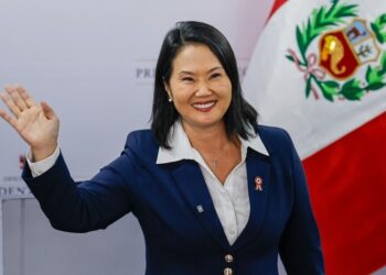 A presidente eleita do Peru, Keiko Fujimori. Bruno Elias / AP