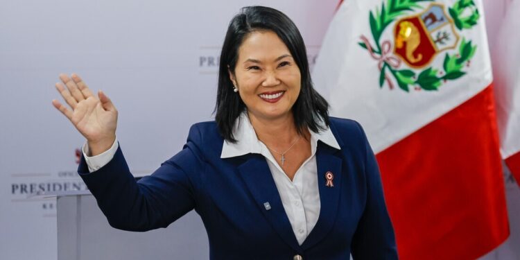 A presidente eleita do Peru, Keiko Fujimori. Bruno Elias / AP