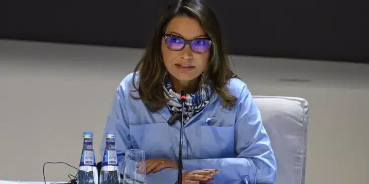 Rosângela Lula da Silva, a Janja, primeira-dama do Brasil • Noushad Thekkayil/NurPhoto via Getty Images