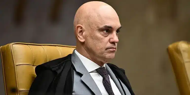 Ministro do Supremo Tribunal Federal Alexandre de Moraes • Ton Molina/NurPhoto via Getty Images