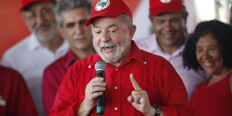 Lula da Silva em seminário de comemoração aos 30 anos do MST Lúcio Távora / Agência O Globo