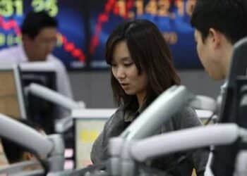 Coreia em queda: Kospi cai 11% (SeongJoon Cho/Bloomberg)
