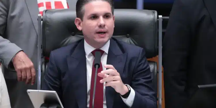O presidente da Câmara dos Deputados, Hugo Motta (Republicanos-PB) • Bruno Spada/Câmara dos Deputados