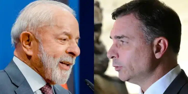 Lula e Flávio Bolsonaro
Ricardo Stuckert/PR/Edilson Rodrigues/Agência Senado
