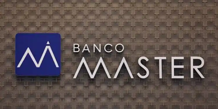 Logo do Banco Master na sede da instituição em São Paulo  • 18/11/2025 REUTERS/ Amanda Perobelli