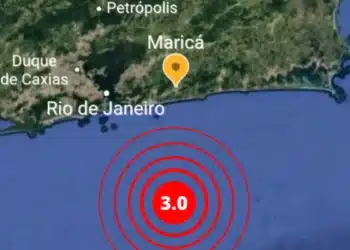 Tremor de terra de magnitude 3.0 é registrado em Maricá, litoral do RJ/ REPRODUÇÃO (METRÓPOLES)
