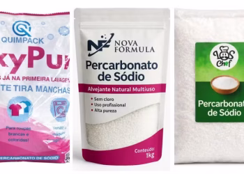 Três dos produtos de limpeza proibidos pela Anvisa. — Foto: Reprodução