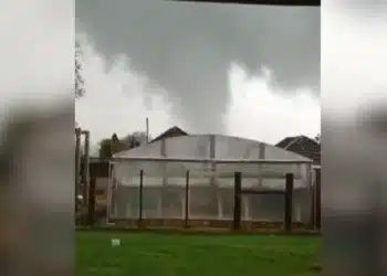 Imagens de um tornado em Pedro Osório - RS  • Reprodução