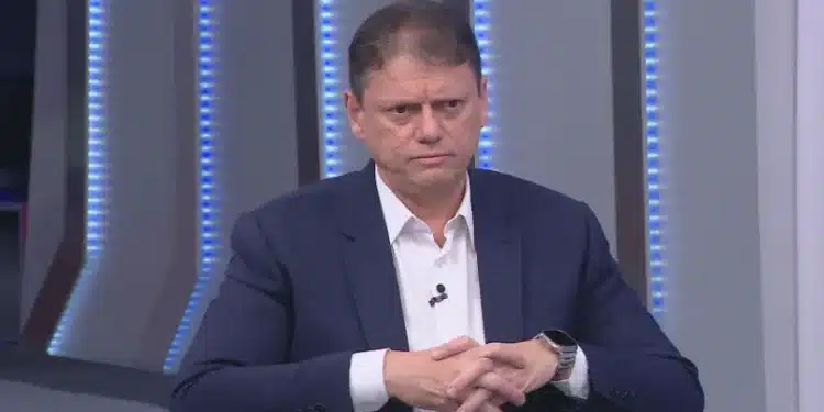 Governador Tarcísio de Freitas  • reprodução/CNN Brasil