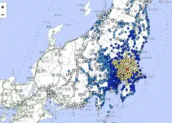Foto: Reprodução/ Agência Meteorológica do Japão