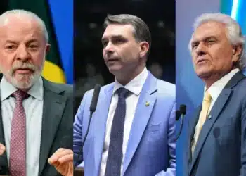 Lula, Flávio Bolsonaro e Ronaldo Caiado  • Arte CNN Brasil