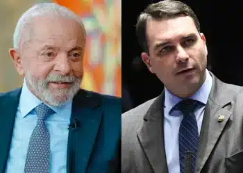 Presidente Lula e o senador Flávio Bolsonaro  • CNN