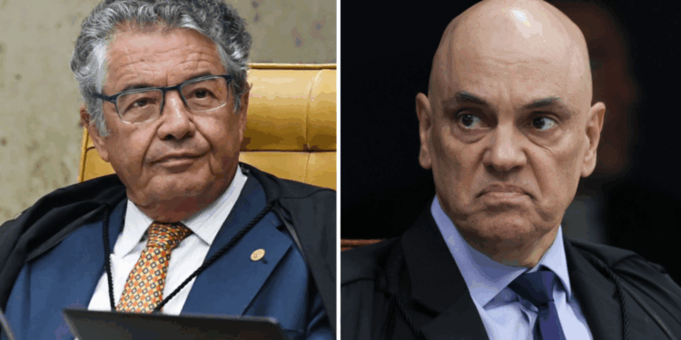 Marco Aurelio Mello e Alexandre de Moraes Fotos: STF/SCO/Carlos Moura e Fabio Rodrigues-Pozzebom/Agência Brasil