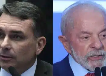 O senador Flávio Bolsonaro (PL-RJ) e o presidente Luiz Inácio Lula da Silva (PT)  • Agência Senado e Palácio do Planalto