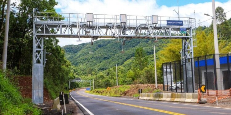 Rodovia com pedágio em sistema freeflow no Rio Grande do Sul | Gustavo Mansur/Governo do RS
