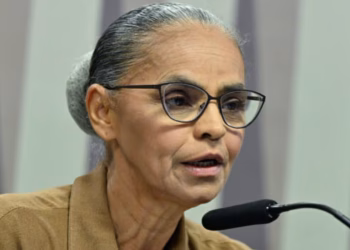 Marina Silva sofreu uma tentativa de agressão de homem durante evento de Haddad. Geraldo Magela/ Agência Senado