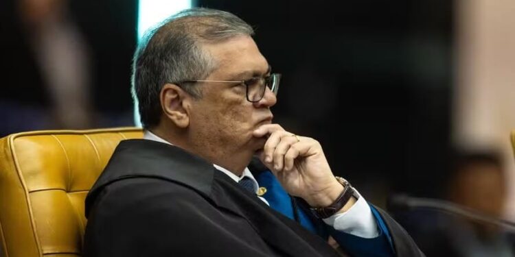 Sessão Plenária do Supremo Tribunal Federal (STF), Flávio Dino — Foto: Brenno Carvalho / Agência O Globo