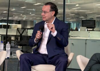 Augusto Cury na sabatina O Globo, CBN e Valor — Foto: Ana Branco / Agência O Globo
