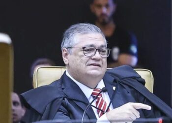 Flávio Dino diz que monitoramento “clandestino e ilegal “expôs a integridade física do ministro e da sua família”. (Foto: Antonio Augusto/STF)