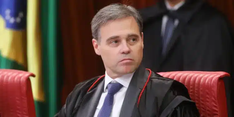 O ministro André Mendonça durante sessão Plenária TSE • Luiz Roberto/TSE