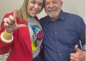 Roberta Luchsinger e Luiz Inácio Lula da Silva — Foto: Reprodução/ Instagram