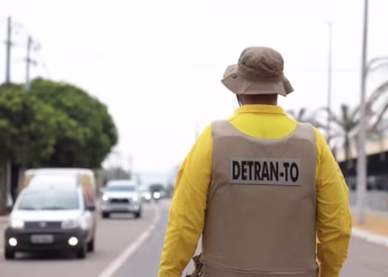 Agente de trânsito do Detran-TO teria discutido com motocilista em Palmas — Foto: Felix Carneiro/Governo do Tocantins