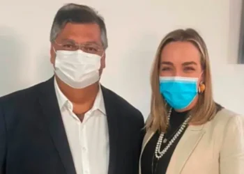 Flávio Dino e Roberta Luchsinger (Instagram/Reprodução)
