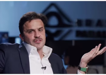 O candidato à Presidência da República pelo PRTB, Pablo Marçal, em entrevista ao Brasil Paralelo. — Foto: Reprodução/Youtube