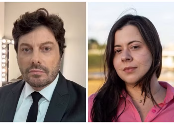 Danilo Gentili e Sâmia Bomfim — Foto: Montagem/g1/Reprodução/Redes sociais