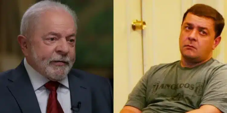 Presidente Lula e seu filho Lulinha • Reprodução