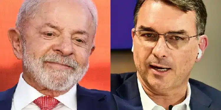 Lula e Flávio Bolsonaro (Marcelo Camargo/Agência Brasil/Ruy Baron/BaronImagens/Divulgação)