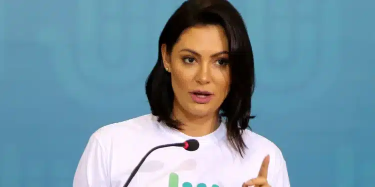 Michelle Bolsonaro, ex-primeira dama  • Wilson Dias/Agência Brasil