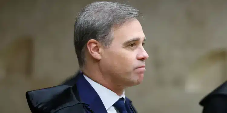 O ministro André Mendonça durante sessão plenária do STF • Gustavo Moreno/STF