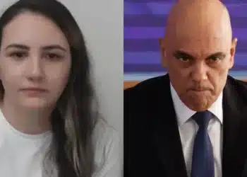 A cabeleireira Debora dos Santos e o ministro do STF Alexandre de Moraes | Foto: Montagem sobre reproduçao/Redes sociais