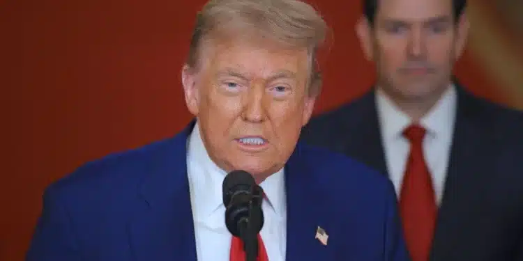 O presidente dos Estados Unidos, Donald Trump. Foto: Carlos Barria/POOL/AFP