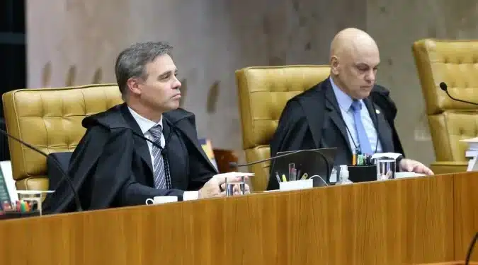 Moraes teria se irritado com investigação de Mendonça sobre mensagem de Vorcaro - (crédito: Gustavo Moreno/STF)