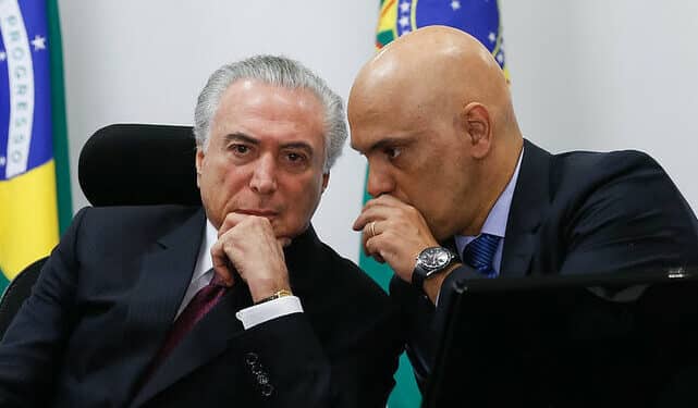 Michel Temer e Alexandre de Moraes Foto: Beto Barata/PR