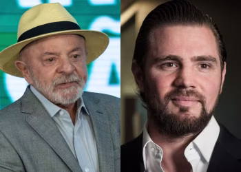 O presidente Luiz Inácio Lula da Silva e o ex-banqueiro Daniel Vorcaro — Foto: Brenno Carvalho/O Globo e Ana Paula Paiva/Valor