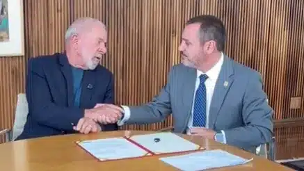 Lula e Andrei Rodrigues • Reprodução/X: @LulaOficial