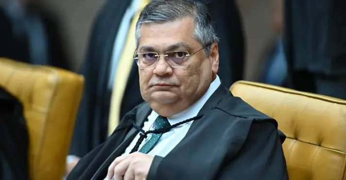O ministro Flavio Dino, durante cerimonia na qual tomou posse como membro do STF | Foto: Ton Molina/Estadao Conteudo