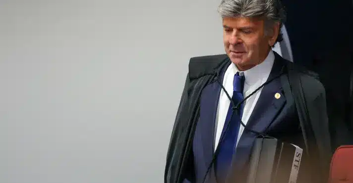 O ministro Luiz Fux, durante o julgamento do ex-presidente Jair Bolsonaro na 1° Turma do STF - 10/9/2025 | Foto: Fabio Rodrigues-Pozzebom/Agencia Brasil