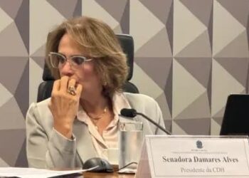 A presidente da Comissão de Direitos Humanos do Senado, senadora Damares Alves (Republicanos-DF) -  (Hugo Marques/VEJA)