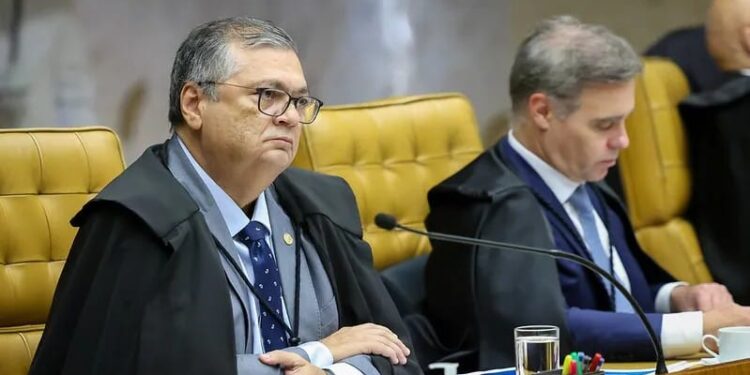 O ministro Flávio Dino, durante sessão do STF (Gustavo Moreno/STF)