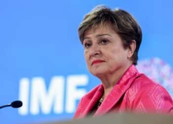 Diretora-gerente do Fundo Monetário Internacional (FMI), Kristalina Georgieva, confirma volta para Venezuela — Foto: Tierney L. Cross/Bloomberg