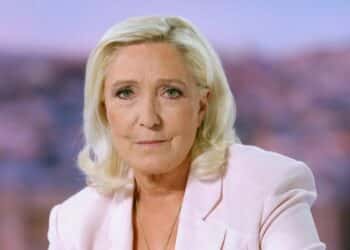 A líder da extrema direita francesa, Marine Le Pen. 07/07/2026 - (Christian Hartmann/AFP)