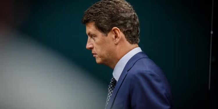 Ricardo Salles na Câmara dos Deputados — Foto: Brenno Carvalho / Agência O Globo