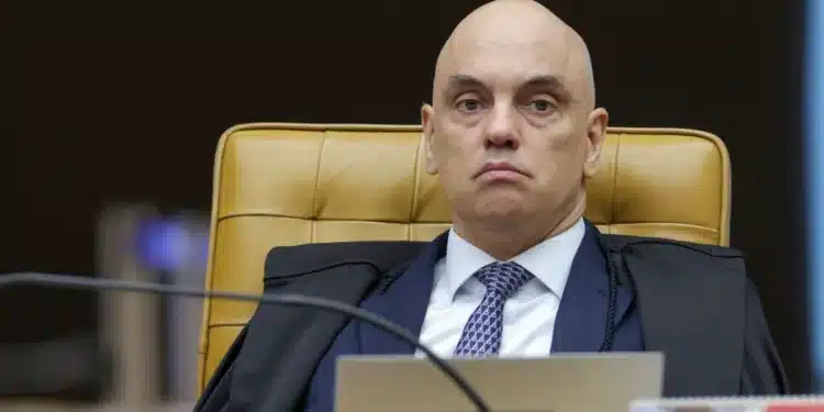 Ministro Alexandre de Moraes na sessão plenária • Rosinei Coutinho/STF
