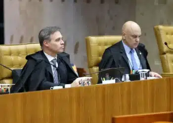 Os ministros André Mendonça e Alexandre de Moraes, do STF  • Gustavo Moreno/STF