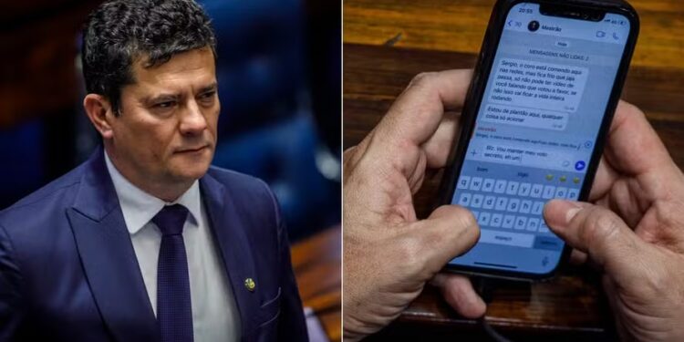Ex-ministro de Bolsonaro, o senador Sergio Moro foi orientado a não declarar voto favorável ao ministro de Lula — Foto: Brenno Carvalho / Agência O Globo