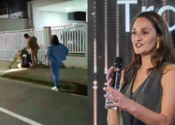 Fernanda Klitzke é presa após confusão por som alto em Jaraguá do Sul
Foto: Reprodução/ND Mais